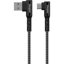ENERGIZER töltőkábel USB-C 90 Fokos 2M fekete (C710CKBK) kábel és adapter