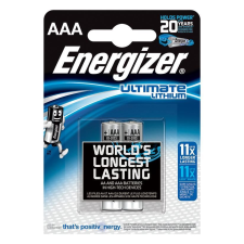 ENERGIZER Ultimate Lithium AAA L92 ceruzaelem (2db/csomag)  (7638900262629) (7638900262629) ceruzaelem
