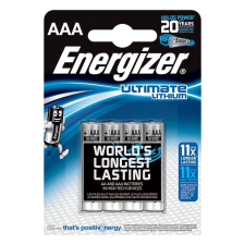 ENERGIZER Ultimate Lithium AAA L92 ceruzaelem (4db/csomag)  (7638900273267) (7638900273267) ceruzaelem