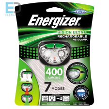  Energizer Vision Ultra Rechargeabla Headlamp 400 Lumens tölthető fejlámpa világítás