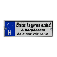 Energo TRÉFA RENDSZÁM 'ELNÉZÉST HA GYORSAN VEZETEK.. ' horgászkiegészítő
