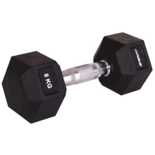 Enero fit 8 kg hex gumis súlyzó kézisúlyzó
