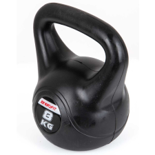 ENERO-Fit Füles súlyzó, Kettlebell, cementes Fekete ENEROFIT 8 kg kettlebell