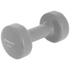 ENERO-Fit Kézisúlyzó vinyl 4 kg szürke Premium ENERO-Fit kézisúlyzó