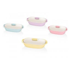  Enger Tál + fedõ ovális mûanyag 2 literes vegyes színekben 8697853093413 konyhai eszköz