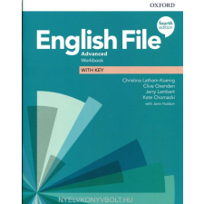 ENGLISH FILE 4TH ADVANCED WB+KEY nyelvkönyv, szótár