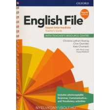 ENGLISH FILE 4TH UPPER TG nyelvkönyv, szótár