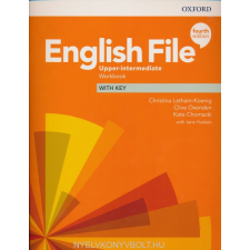 ENGLISH FILE 4TH UPPER WB+KEY nyelvkönyv, szótár