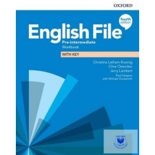  English File Pre-Intermediate Workbook with Key (Fourth Edition) idegen nyelvű könyv