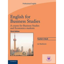  English for Business Studies Teacher&#039;s Book : A Course for Business Studies and idegen nyelvű könyv