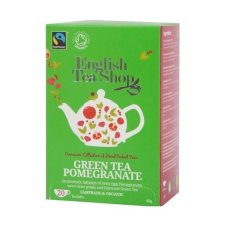 English Tea Shop bio gránátalmás zöld tea 20db gyógytea