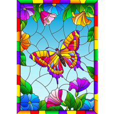 Enjoy kristálytiszta pillangó puzzle 1000 darab puzzle, kirakós