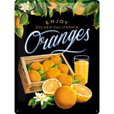 Enjoy Oranges - Fémtábla dekoráció