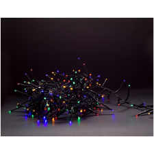 Entac Entac karácsonyi IP44 700 LED fürtös fénysor színes 14m karácsonyfa izzósor