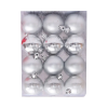 Entac KARÁCSONYFADÍSZ GÖMB 5CM EZÜST-ACB5-S-24
