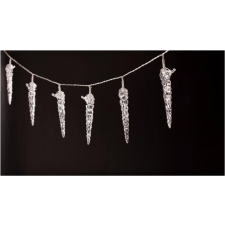 Entac karácsonyi füzér műanyag jégcsap 11cm 10LED karácsonyfa izzósor