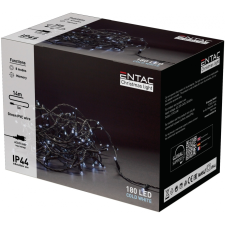 Entac karácsonyi IP44 180 LED füzér CW 14m karácsonyfa izzósor