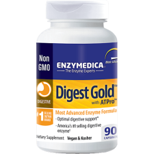 Enzymedica Digest Gold ATPro-val, fejlett enzim formula, az emésztés támogatására 90 db, Enzymedica vitamin és táplálékkiegészítő