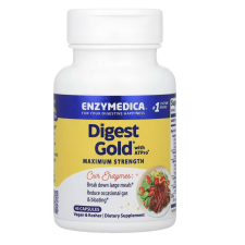 Enzymedica Digest Gold maximális erősségű, emésztőenzimek, 45 kapszula  Étrend-kiegészítő gyógyhatású készítmény