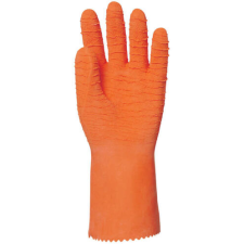 EP® MÁRTOTT NARANCS KREPP LATEX,ÉRDES,VEGYSZERÁLLÓ,32CM védőkesztyű