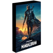 Epee Mandalorian, 30 × 40 cm - LED svítící obraz grafika, keretezett kép