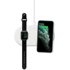 Epico Apple Watch, iPhone töltőpad + adapter - fehér okosóra kellék