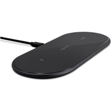 Epico dupla töltőpad + adapter - fekete mobiltelefon kellék