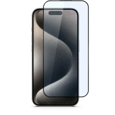 Epico Edge to Edge iPhone 15 üvegfólia + applikátor mobiltelefon kellék
