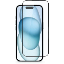 Epico Edge to Edge iPhone 15 üvegfólia - zafír mobiltelefon kellék