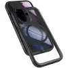 Epico Hero Pro Mag+ Case iPhone 17 Qi2 & MagSafe kompatibilis – fekete átlátszó