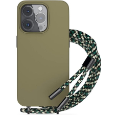Epico iPhone 14 Plus szilikon zöld tok pánttal tok és táska