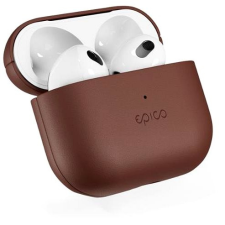 Epico Leather Case Airpods 3 - barna fülhallgató, fejhallgató tok