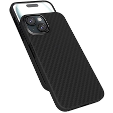 Epico Mag+ Carbon iPhone 15 Plus fekete MagSafe tok tok és táska