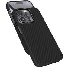 Epico Mag+ Carbon iPhone 15 Pro fekete MagSafe tok tok és táska