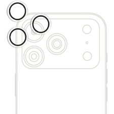 Epico protective glass for iPhone 17 camera lens (93912151000001) mobiltelefon kellék