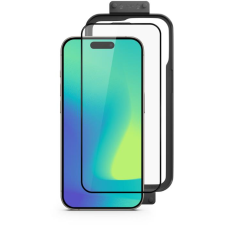 Epico Spello Shield 3D iPhone 16 Pro Max üvegfólia + felhelyező keret (91112151300006) mobiltelefon kellék