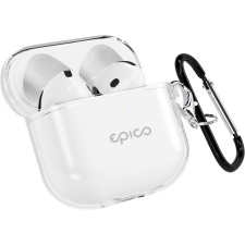 Epico Transparent Cover Airpods 4 - fehér átlátszó (9911101000019) fülhallgató, fejhallgató tok