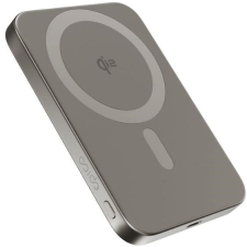 Epico UltraPack Qi2 Slim 5000mAh alumínium Mag+ vezeték nélküli powerbank EM51 – titán power bank