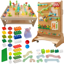  Építő készlet golyópálya STEM Masterkidz 359 db barkácsolás, építés