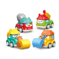  Építőipari autó lendkerekes 8cm autópálya és játékautó