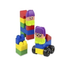  Építőjáték 32 db-os készlet figurás, Super block oktatójáték