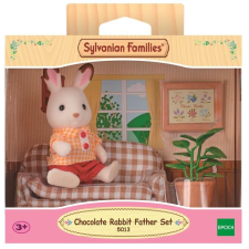 Epoch Sylvanian Families Csoki Nyuszi papa heverővel szett (5013) játékfigura