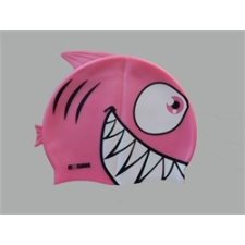 Epsan szilikon gyermek úszósapka, cápa pink úszófelszerelés