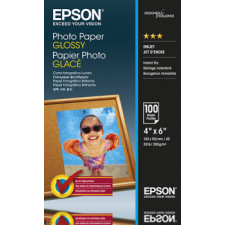 Epson 10x15 Fényes Fotópapír 100Lap 200g (Eredeti) fotópapír