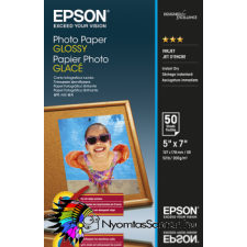 Epson 13x18 Fényes Fotópapír 50Lap 200g (Eredeti) fotópapír