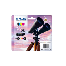 Epson 502XL tintapatron 1 dB Eredeti Nagy (XL) kapacitású Fekete, Cián, Magenta, Sárga nyomtatópatron & toner