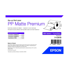 Epson 7113419 102 x 152 mm Öntapadós Címke tintasugaras nyomtathatóhoz (4x 800 címke / csomag) etikett