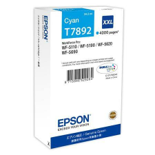 Epson C13T789240 Tintapatron WF-5110DW, WF-5190DW nyomtatókhoz, EPSON, cián, 34,2ml (TJE78924) nyomtatópatron & toner