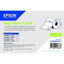 Epson fényes, papír etikett címke, 102*51 mm, 2310 címke/tekercs (rendelési egység 4 tekercs/doboz) etikett