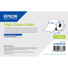 Epson fényes, papír etikett címke, 105*210 mm, 273 címke/tekercs (rendelési egység 8 tekercs/doboz) etikett